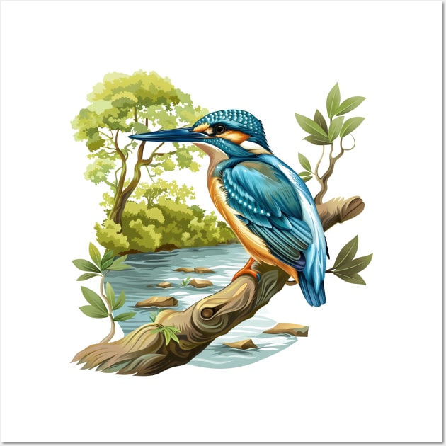 Kingfisher Wall Art by zooleisurelife